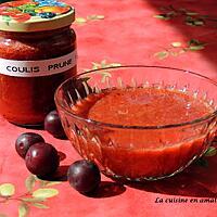 recette Coulis de prunes