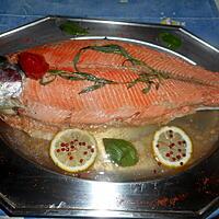 recette Truite de mer en bellevue