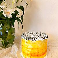 recette Layer cake meringué citron pavot