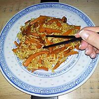 recette Vermicelles chinois sautées aux carottes