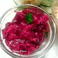 recette Salade de betterave à l'oignon rouge