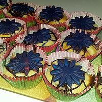 recette Muffins fleurs au brugnons