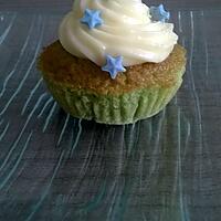 recette CUPCAKES PISTACHE COEUR DE NUTTELLA