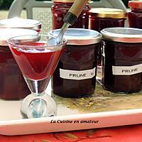 recette Confiture de prunes