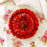 recette Tarte fraise chocolat blanc