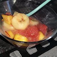 recette Salade de fruit au lait de coco