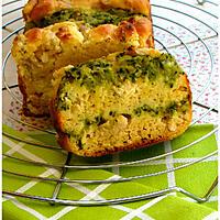 recette CAKE AU BOURSIN ET COULIS DE COURGETTE AU CURRY