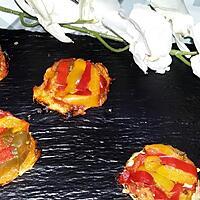 recette Minis tatins de poivrons