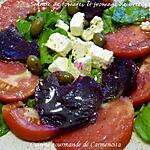 recette Salade de tomates et fromage de brebis