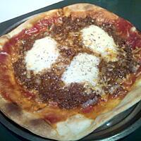 recette Pizza à la bolognaise