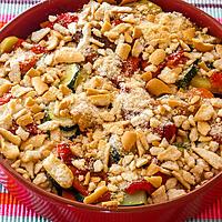 recette Crumble aux légumes d'été