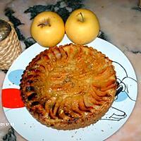 recette tarte aux pommes pistaches