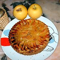 recette tarte aux pommes pistaches