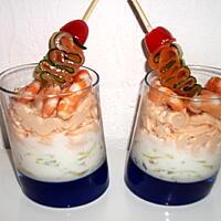 recette Verrine concombre aux deux saumons (compatible dukan)