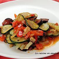 recette Légumes au chorizo