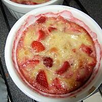 recette gratin de fraises