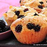 recette Muffins aux mûres et amandes effilées