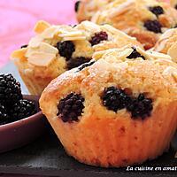 recette Muffins aux mûres et amandes effilées