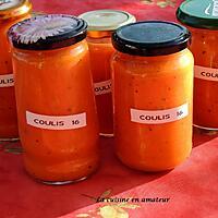 recette Coulis aux tomates, carottes et origan