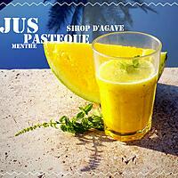 recette Jus Pastèque - Menthe - Sirop d'Agave (thermomix ou pas)