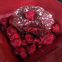 recette Fondants light aux framboises