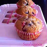 recette Muffins (aux fruits rouges)