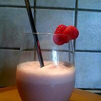 recette Milkshake fraise