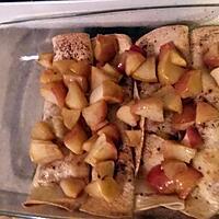 recette Roulés de tortilla pomme cannelle