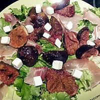 recette Salade de figues rôties au miel