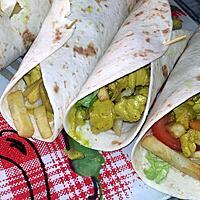 recette Wrap a la dinde au curry