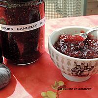 recette Confiture de figues à la cannelle