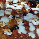 recette Pizza au poulet façon chasseur