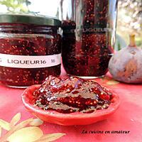 recette Confiture de figues à la liqueur de figues