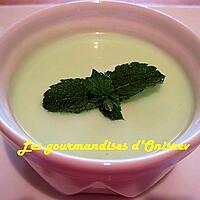 recette Crème josinette à la menthe ou pistache