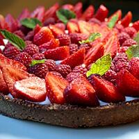 recette Tarte aux fraises sans gluten et sans lactose