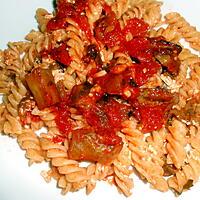 recette FUSILLI "A LA NORMA"