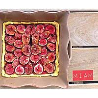 recette Tarte fine figues sur lit d'amandes - Thermomix ou pas
