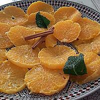 recette SALADE D'ORANGE