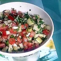 recette SALADE CONCOMBRE ET TOMATE