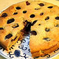 recette Gâteau prunes violettes/noisettes