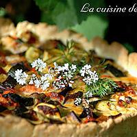 recette Tarte gourmande aux légumes grillés