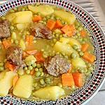recette VEAU PETIT POIS CAROTTE ET POMME DE TERRE