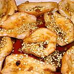 recette Poires au four avec raisins secs, pignons et Moscatel