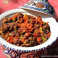 recette Tajine de viande hachée aux épices