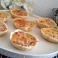 recette Petites quiches Lorraines