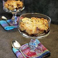 recette Crumble Exotique ... Ananas, Bananes et Chocolat de la Guadeloupe