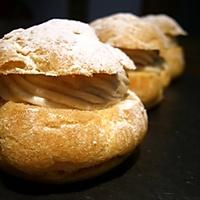 recette Petits choux à la mousse de marrons...