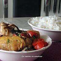 recette Poulet façon marengo