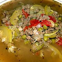 recette Soupe italienne au boeuf et aux légumes