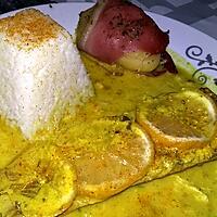 recette Papillote de filet de colin au curry